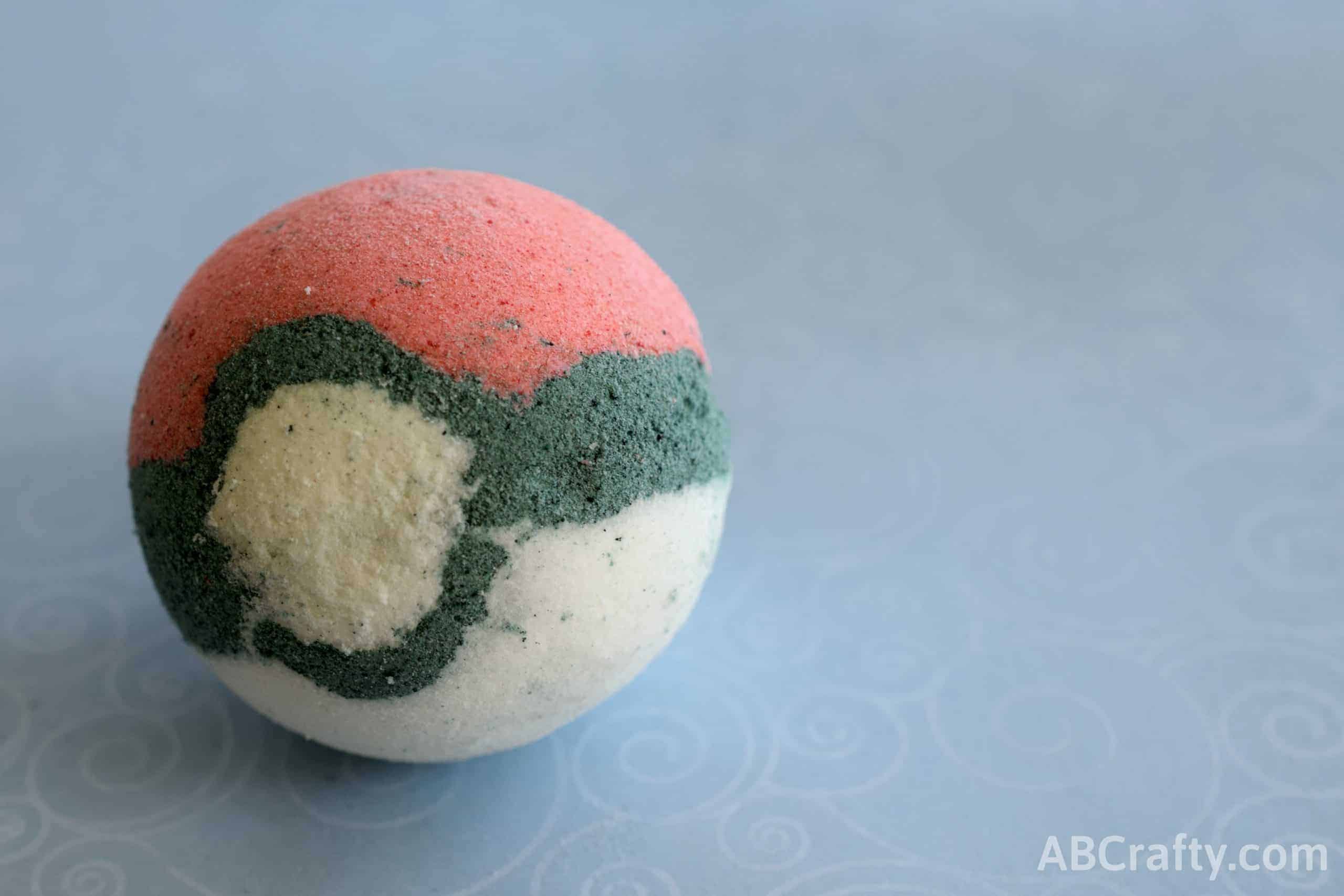 Pokemon Bath Bomb - Easy DIY Pokeball bath bomb recipe