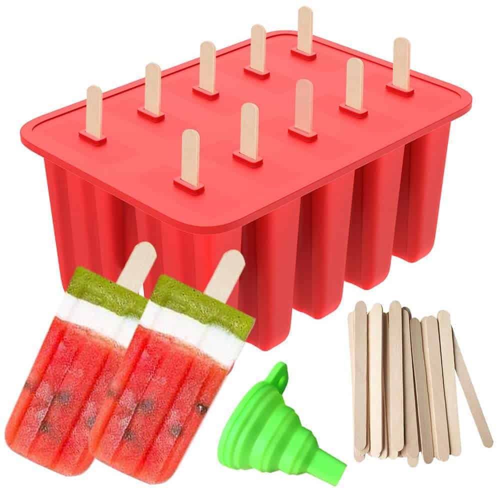 popsicle mold with sticks built in