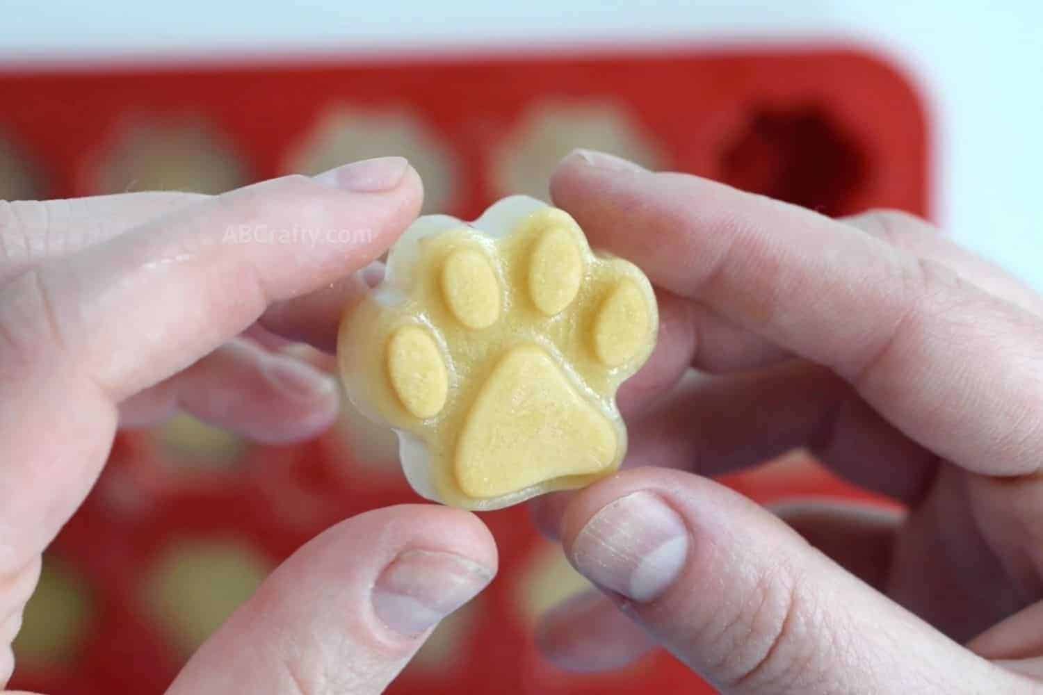 Beat the summer heat with these homemade frozen treats for your furry  friend! 🐾🍦 Try out this easy Dog Popsicle recipe and watch your…