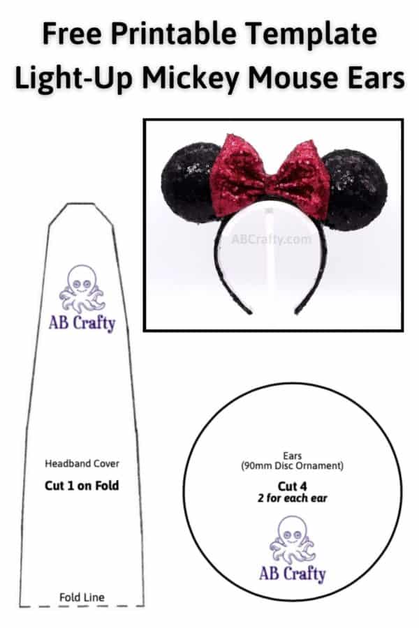 Free Mickey Ears Template