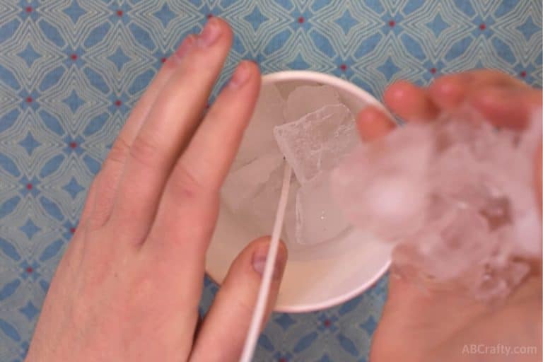 Ice Candles How to Make Candles with Ice AB Crafty