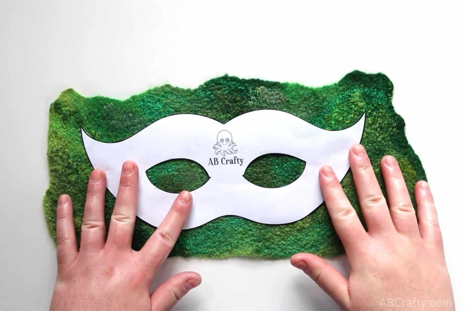 Masquerade Mask Template Free Printable Download AB Crafty