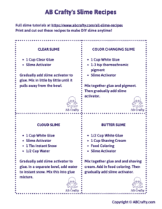 Slime Activator List for Making Your Own Slime Story - Little Bins for  Little Hands