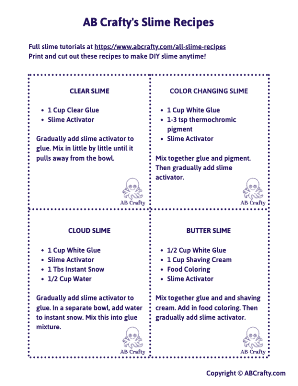 Slime Activator Recipe Quick And Easy 2 Ingredient Recipe AB Crafty