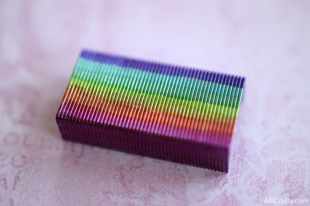 customized rainbow staples