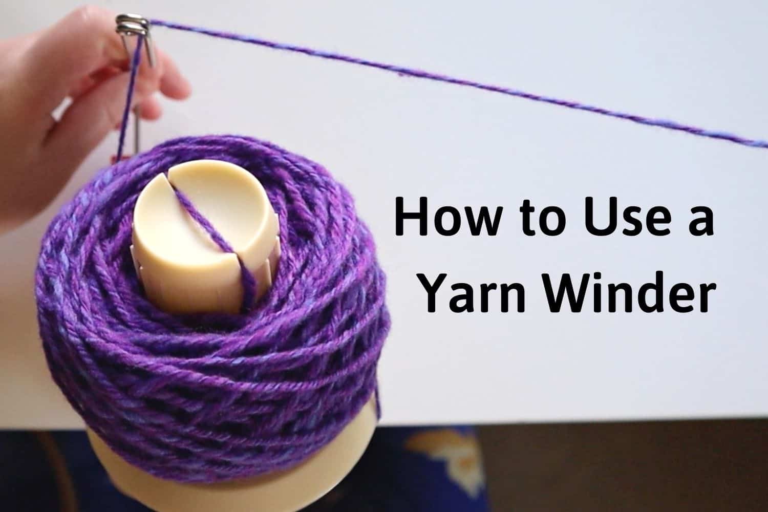 Easy to Set Up and Use Hand Operated Yarn Ball Yarn Winder by Craft Destiny 