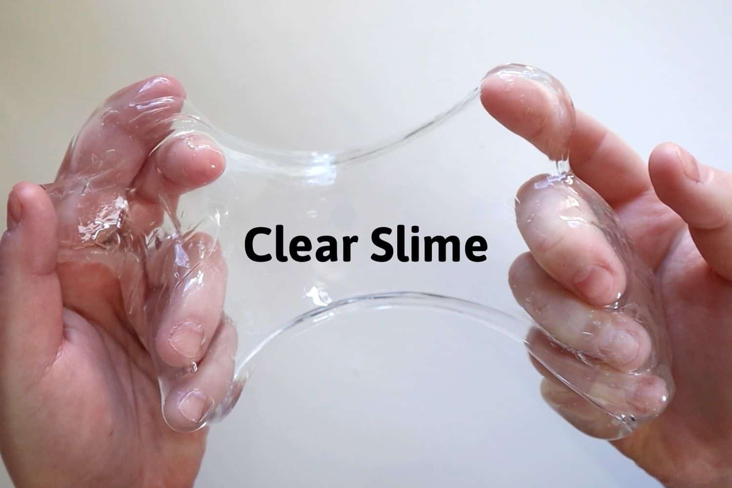 Clear Slime - How to Easily Make Clear Slime - AB Crafty