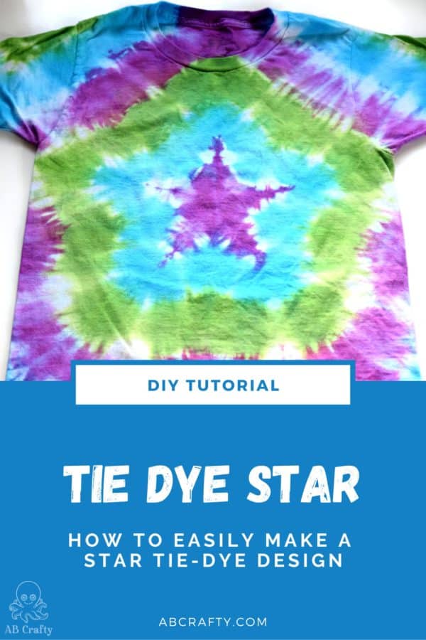 Star Tie Dye Design Easily Make a Tie Dye Star Pattern AB Crafty