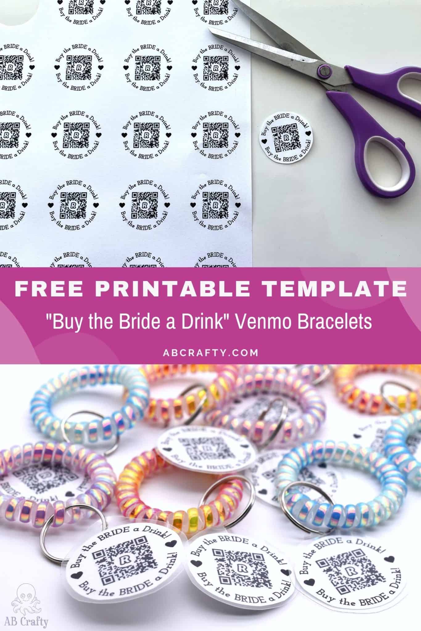 Buy The Bride A Drink Venmo Template Free