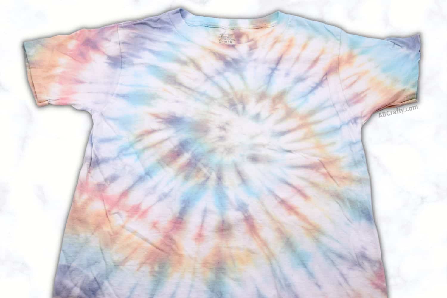 Pastel Tie Dye - 4 Ways to Make Pastel Tie Dye Clothes - AB Crafty