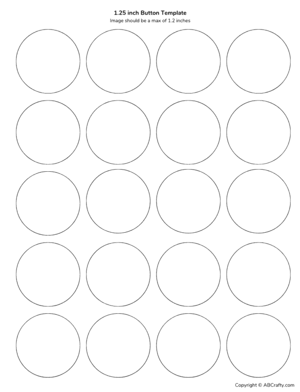 image of a 1.25 inch button template
