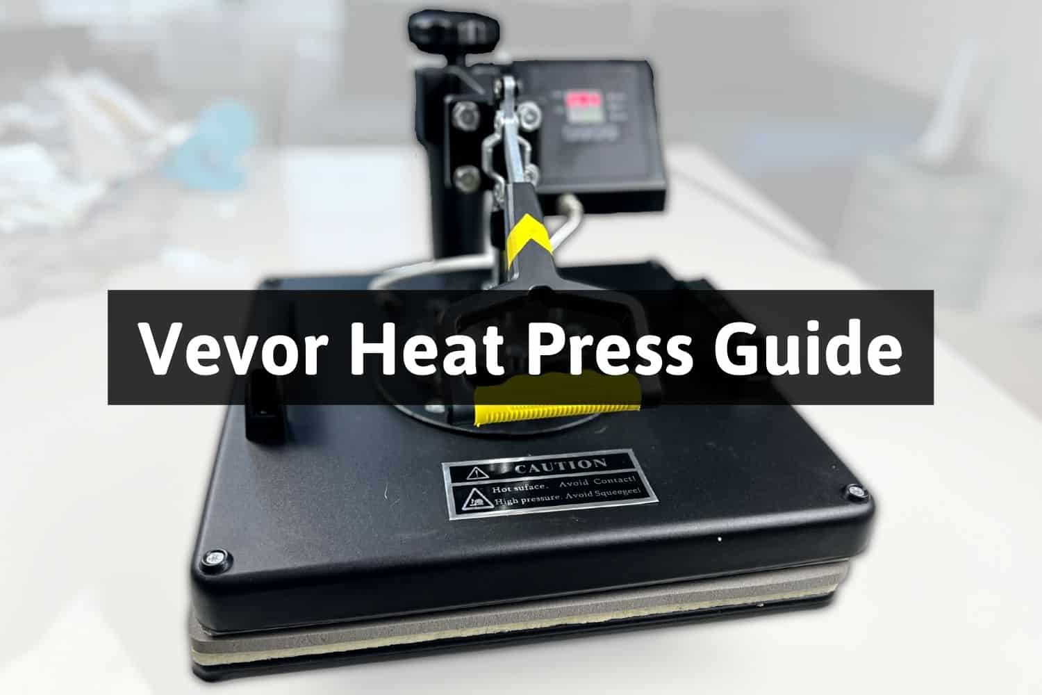 Cap Heat Press Machine with 2 Sizes Base Mats