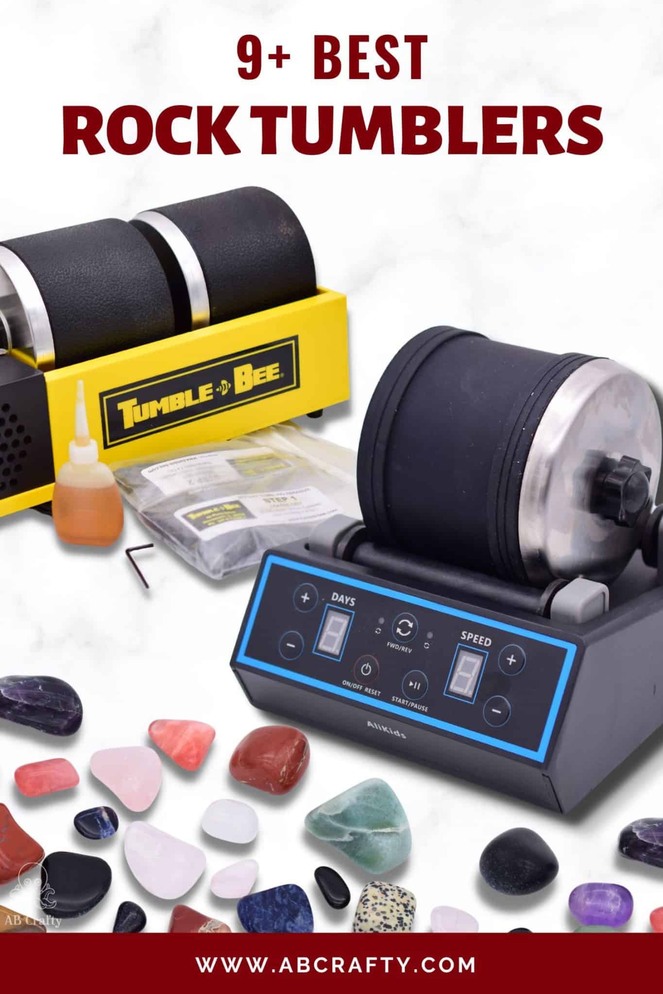 Rock Tumbler Guide 2023 9+ Best Rock Polishers AB Crafty